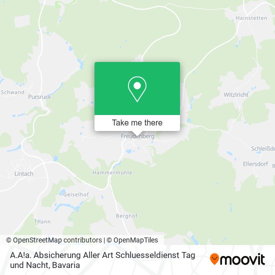 A.A!a. Absicherung Aller Art Schluesseldienst Tag und Nacht map