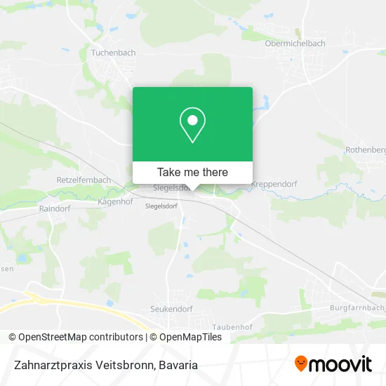 Карта Zahnarztpraxis Veitsbronn