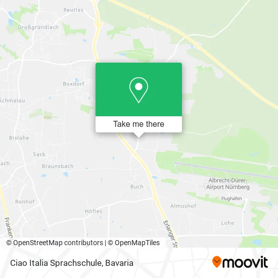 Карта Ciao Italia Sprachschule