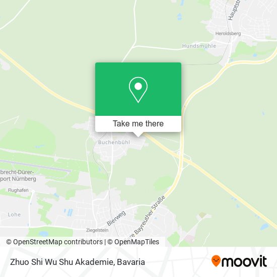 Zhuo Shi Wu Shu Akademie map