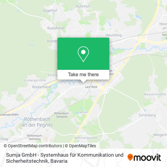 Карта Sumja GmbH - Systemhaus für Kommunikation und Sicherheitstechnik