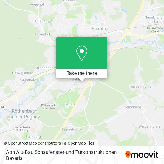 Abn Alu-Bau Schaufenster-und Türkonstruktionen map