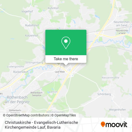 Christuskirche - Evangelisch-Lutherische Kirchengemeinde Lauf map