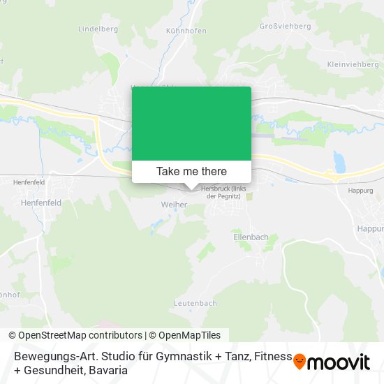 Bewegungs-Art. Studio für Gymnastik + Tanz, Fitness + Gesundheit map