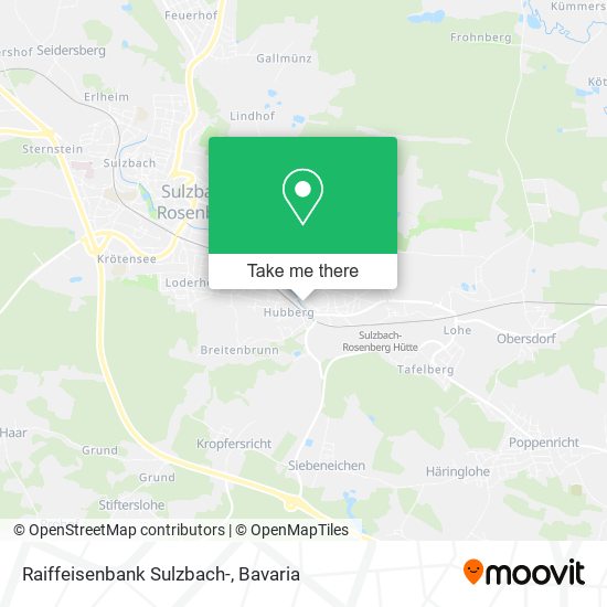 Raiffeisenbank Sulzbach- map