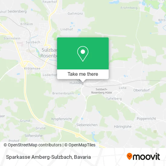 Карта Sparkasse Amberg-Sulzbach