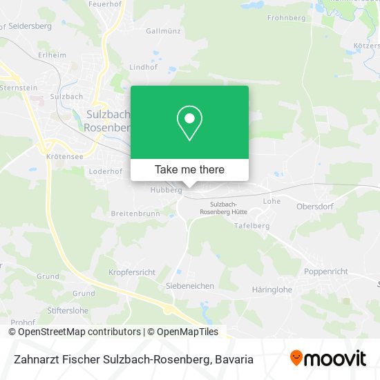 Карта Zahnarzt Fischer Sulzbach-Rosenberg