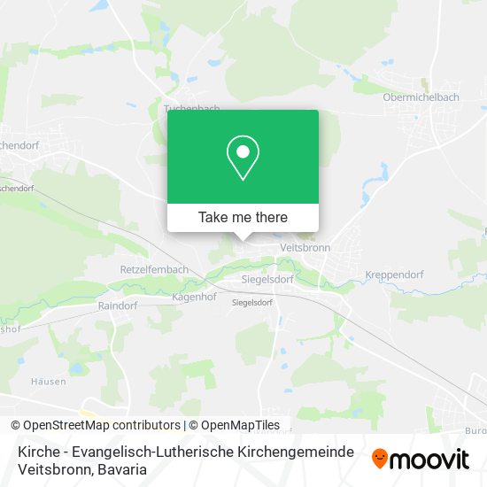 Kirche - Evangelisch-Lutherische Kirchengemeinde Veitsbronn map