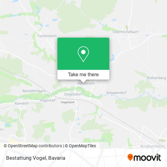 Bestattung Vogel map