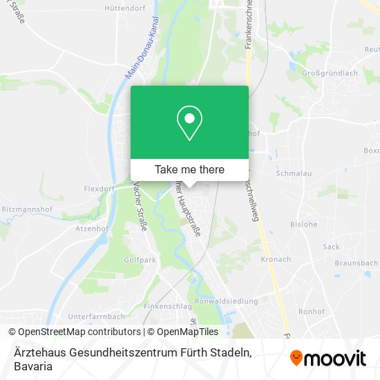 Ärztehaus Gesundheitszentrum Fürth Stadeln map