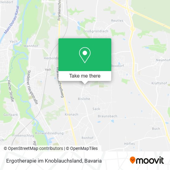 Ergotherapie im Knoblauchsland map