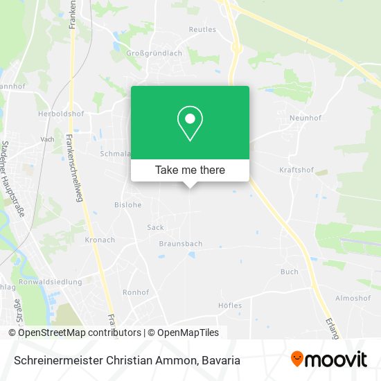 Schreinermeister Christian Ammon map