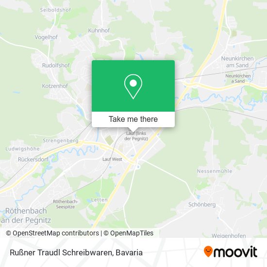 Карта Rußner Traudl Schreibwaren
