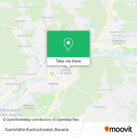 Gaststätte Kuckucksnest map