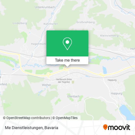 Me Dienstleistungen map