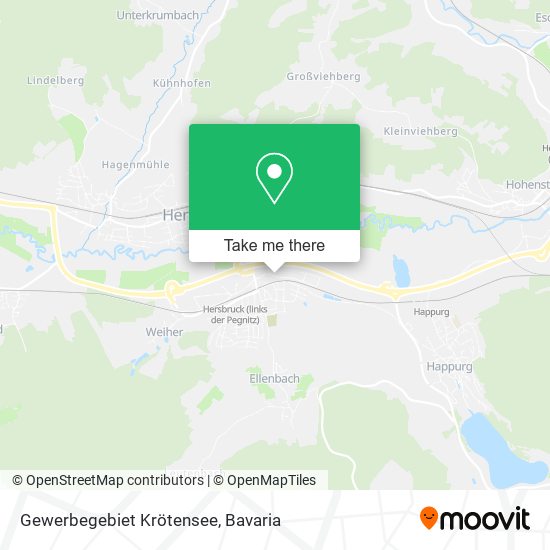 Карта Gewerbegebiet Krötensee