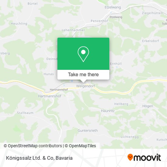 Карта Königssalz Ltd. & Co