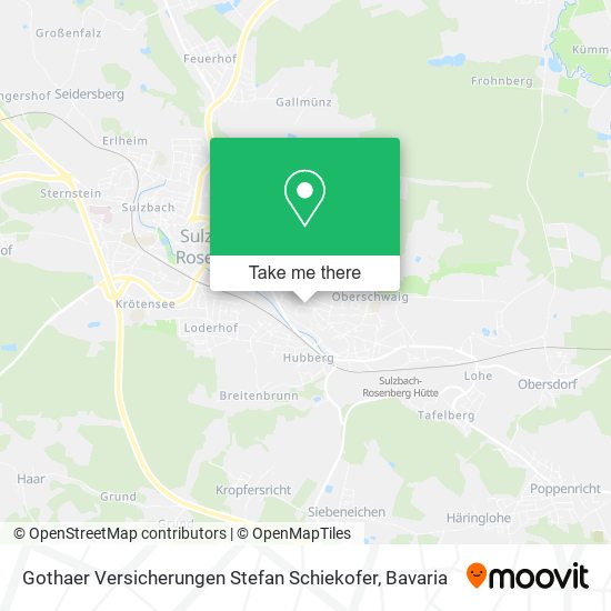 Gothaer Versicherungen Stefan Schiekofer map