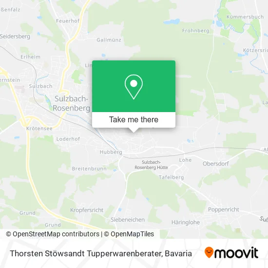 Карта Thorsten Stöwsandt Tupperwarenberater