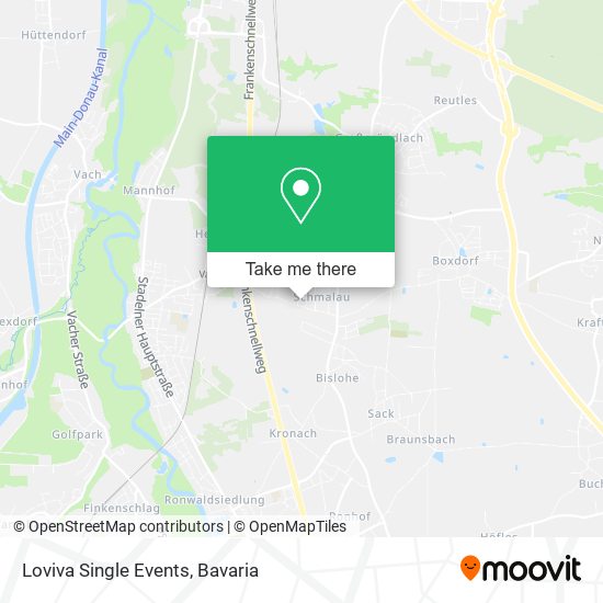 Loviva Single Events map