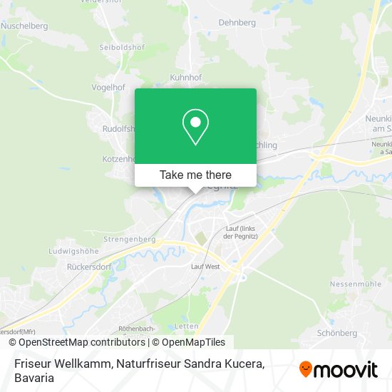 Friseur Wellkamm, Naturfriseur Sandra Kucera map