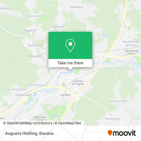 Карта Augusta Holding