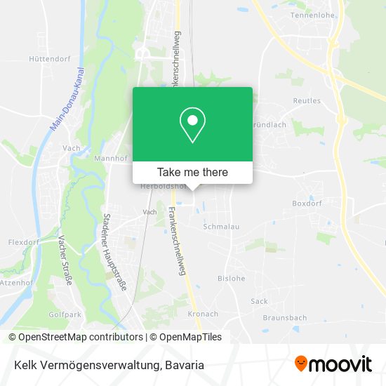 Kelk Vermögensverwaltung map