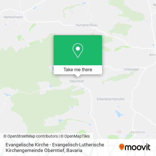 Карта Evangelische Kirche - Evangelisch-Lutherische Kirchengemeinde Oberntief