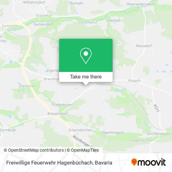 Freiwillige Feuerwehr Hagenbüchach map