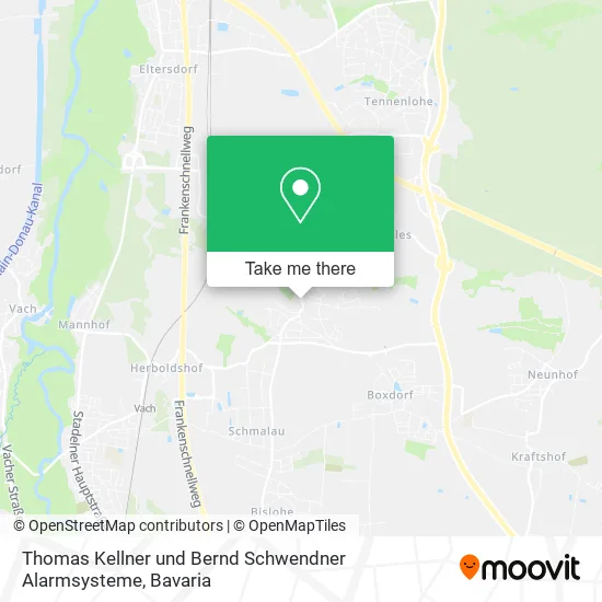 Карта Thomas Kellner und Bernd Schwendner Alarmsysteme