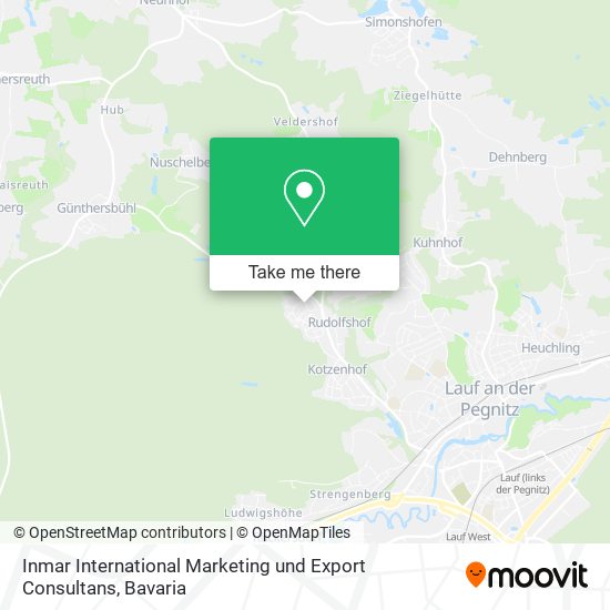 Inmar International Marketing und Export Consultans map