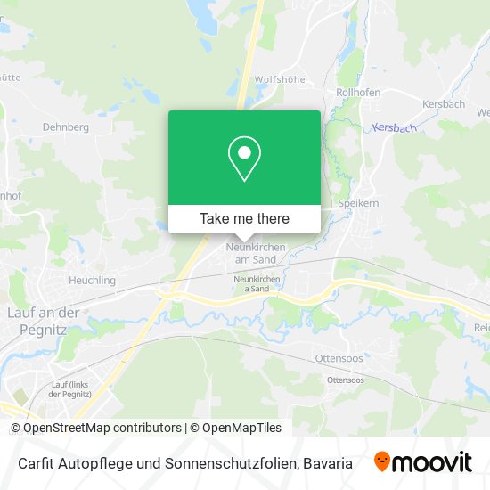 Carfit Autopflege und Sonnenschutzfolien map