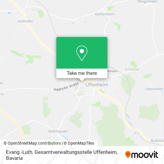 Evang.-Luth. Gesamtverwaltungsstelle Uffenheim map