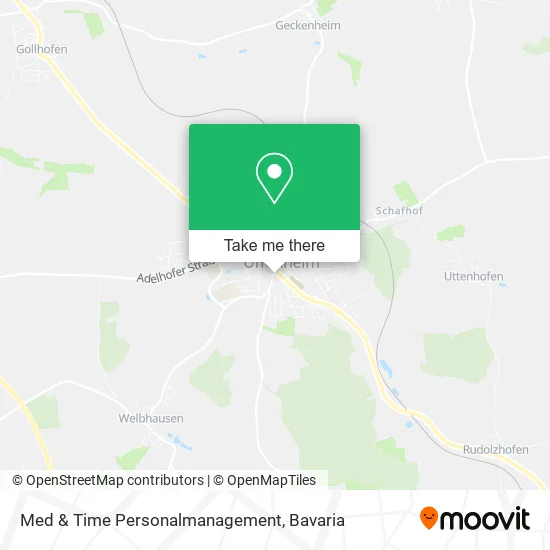 Карта Med & Time Personalmanagement