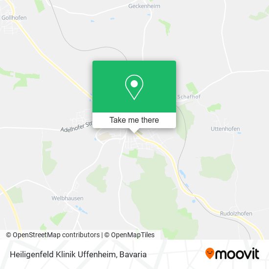 Heiligenfeld Klinik Uffenheim map