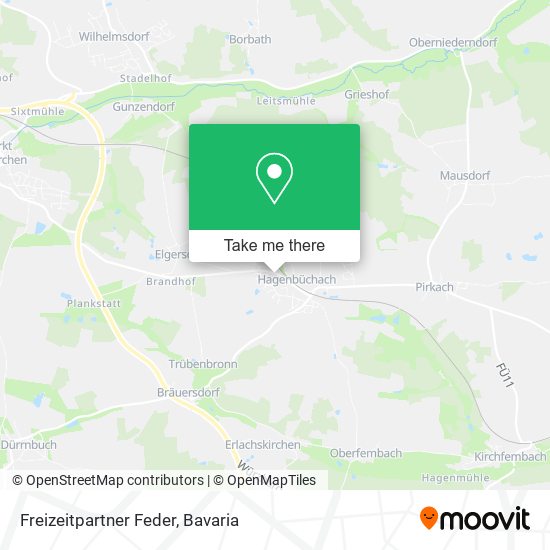 Freizeitpartner Feder map