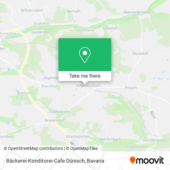 Bäckerei-Konditorei-Cafe Dünisch map