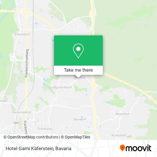 Hotel Garni Käferstein map