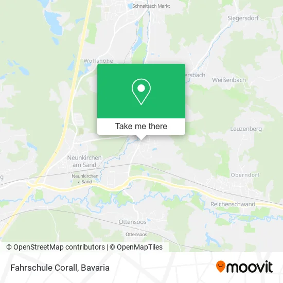 Карта Fahrschule Corall