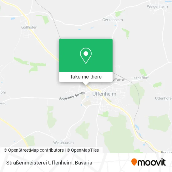 Карта Straßenmeisterei Uffenheim