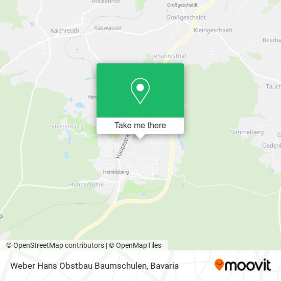 Карта Weber Hans Obstbau Baumschulen
