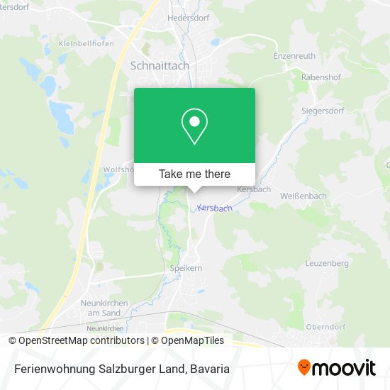 Карта Ferienwohnung Salzburger Land