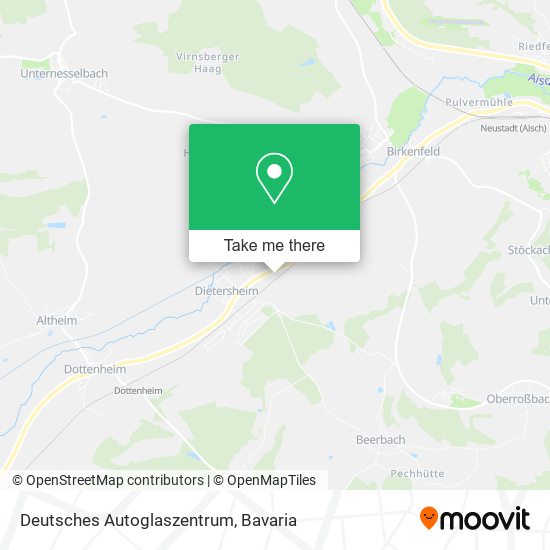 Deutsches Autoglaszentrum map