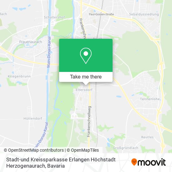 Stadt-und Kreissparkasse Erlangen Höchstadt Herzogenaurach map