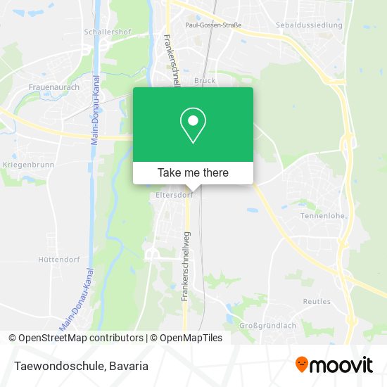 Taewondoschule map