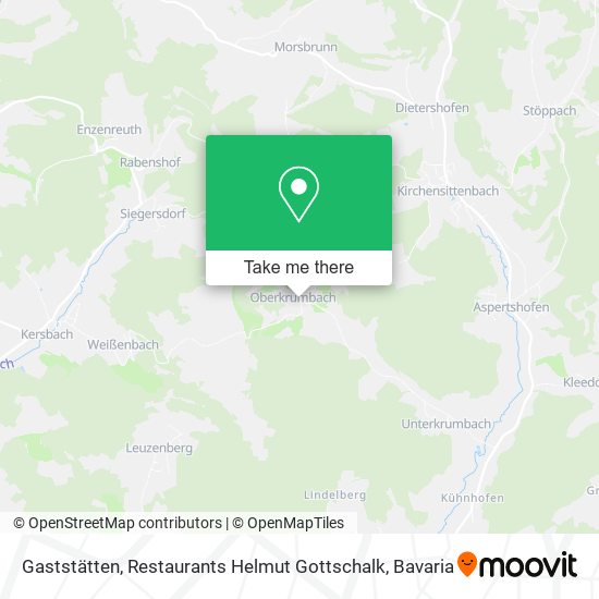 Карта Gaststätten, Restaurants Helmut Gottschalk