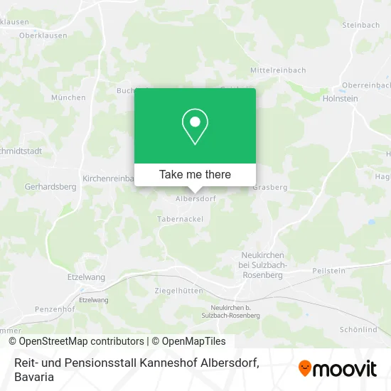 Карта Reit- und Pensionsstall Kanneshof Albersdorf