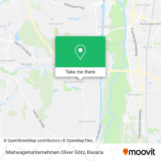 Mietwagenunternehmen Oliver Götz map