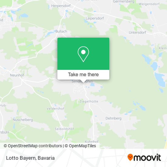 Lotto Bayern map