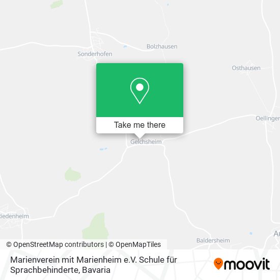 Карта Marienverein mit Marienheim e.V. Schule für Sprachbehinderte